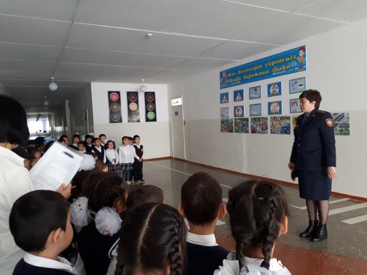 Познавательное мероприятие «Азбука пешехода», в рамках оперативно-профилактическом мероприятии по профилактике детского дорожно-транспортного травматизма  «Внимание-дети!».
