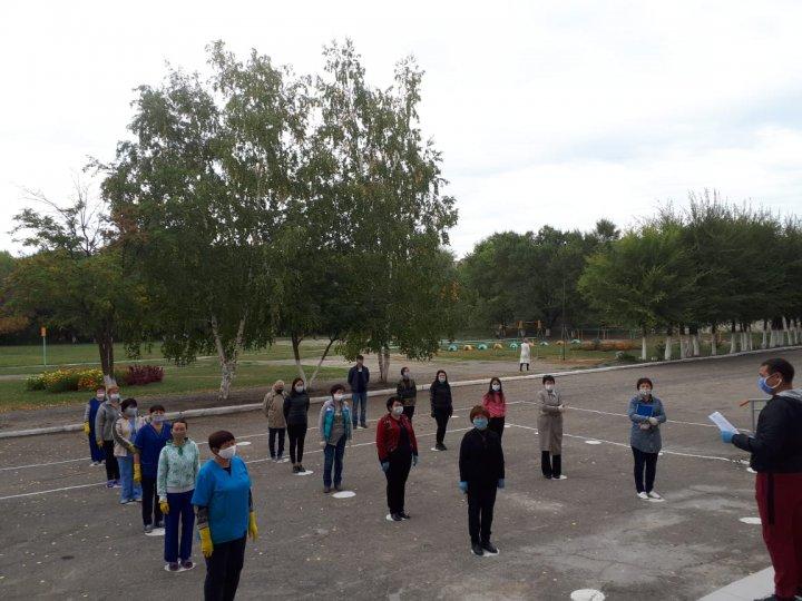 Өрт болған жағдайда эвакуациялау бойынша практикалық сабақ. Практических занятий по отработке планов эвакуации в случае возникновения пожара